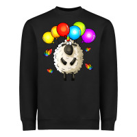 Black rainbow sheep Heavyweight Sweatshirt - Zillion Design Studio