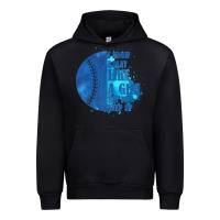 Black I Know I Play Like A Girl Try To Keep Up Softball Urban Hoodie - Bettercallsaul