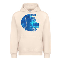 Sandshell I Know I Play Like A Girl Try To Keep Up Softball Urban Hoodie - Bettercallsaul