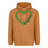 Meerkat shamrock heart felling lucky Heavyweight Hoodie - MaliasSmallBusiness