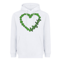 Shamrock Heart Felling Lucky Heavyweight Hoodie | Teevron