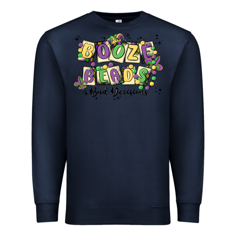 Booze Beads Premium Sweatshirt by MaliasSmallBusiness | Teevron
