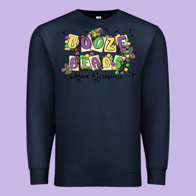 Booze Beads Premium Sweatshirt Designed By Maliassmallbusiness