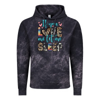 Cloud Black if you love me let me sleep Vintage Hoodie - Zillion Design Studio