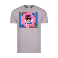 Vintage Zinc ohana stitch messy bun Vintage Tee - Zillion Design Studio