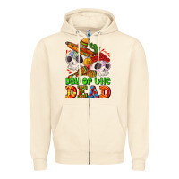 Sandshell mexican day of the dead Zipper Hoodie - AdoDesignShop