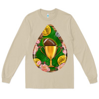 Mushroom american football and western roses teardrop Long Sleeve Tee - BundleAndBundleShop