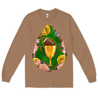 American Football And Western Roses Teardrop Long Sleeve Tee | Teevron