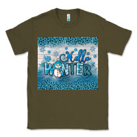 Army Green hello winter Classic Tee - JahusDesignShop