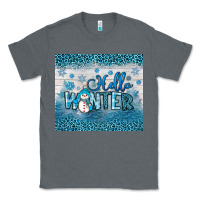 Charcoal Heather hello winter Classic Tee - JahusDesignShop