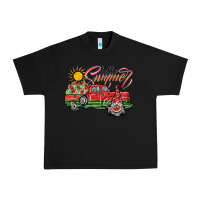 Black hello summer Urban Heavy Tee - SublimationCraftShop