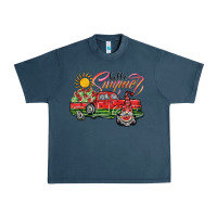 Midnight Navy hello summer Urban Heavy Tee - SublimationCraftShop