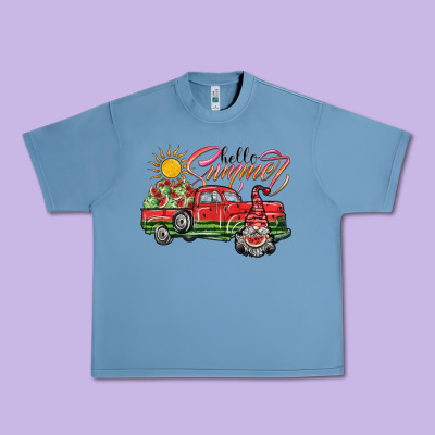 Hello Summer Urban Heavy Tee Designed By Sublimationcraftshop