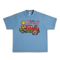 Pebble Blue hello summer Urban Heavy Tee - SublimationCraftShop