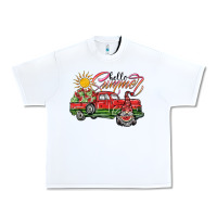 White hello summer Urban Heavy Tee - SublimationCraftShop