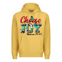 Antique Gold Choose Joy Premium Hoodie - BundleAndBundleShop