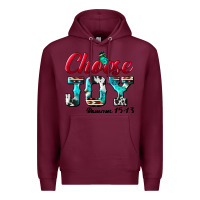 Burgundy Choose Joy Premium Hoodie - BundleAndBundleShop