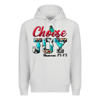 Dove Grey Choose Joy Premium Hoodie - BundleAndBundleShop