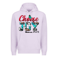 Lilac Choose Joy Premium Hoodie - BundleAndBundleShop