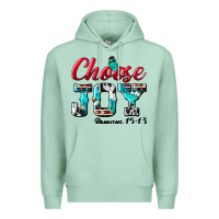 Seafoam Choose Joy Premium Hoodie - BundleAndBundleShop