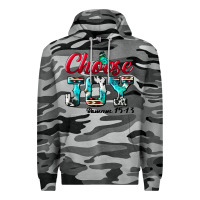 Slate Camo Choose Joy Premium Hoodie - BundleAndBundleShop