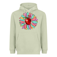 Matcha teacher apple Heavyweight Hoodie - MaliasSmallBusiness