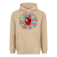 Mushroom teacher apple Heavyweight Hoodie - MaliasSmallBusiness