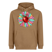 Toasted Coconut teacher apple Heavyweight Hoodie - MaliasSmallBusiness