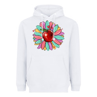 White teacher apple Heavyweight Hoodie - MaliasSmallBusiness