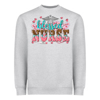 Heather Grey blessed nurse Heavyweight Sweatshirt - texasbilliewilder