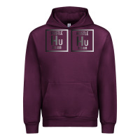 Mauve Wine Hustle Harder Neon Urban Hoodie - Bettercallsaul