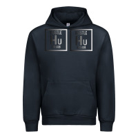 Navy Hustle Harder Neon Urban Hoodie - Bettercallsaul