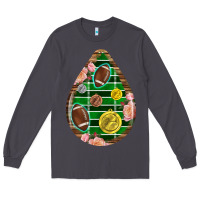 Smoke american football and western roses teardrop Long Sleeve Tee - BundleAndBundleShop