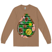 Toasted Coconut american football and western roses teardrop Long Sleeve Tee - BundleAndBundleShop