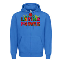 True Royal latina power Zipper Hoodie - AdoDesignShop