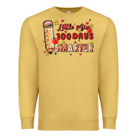 Antique Gold little miss 100 days smarter Premium Sweatshirt - MaliasSmallBusiness
