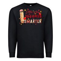 Black little miss 100 days smarter Premium Sweatshirt - MaliasSmallBusiness