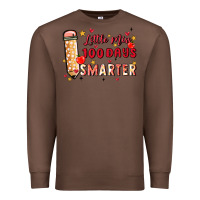 Chestnut little miss 100 days smarter Premium Sweatshirt - MaliasSmallBusiness