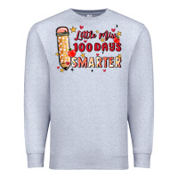 Heather Grey little miss 100 days smarter Premium Sweatshirt - MaliasSmallBusiness