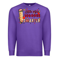 Purple little miss 100 days smarter Premium Sweatshirt - MaliasSmallBusiness