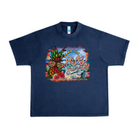 Navy hello summer Urban Heavy Tee - SublimationCraftShop