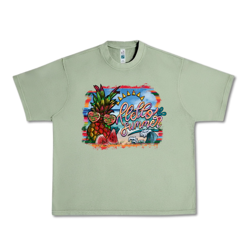 Hello Summer Urban Heavy Tee by SublimationCraftShop | Teevron