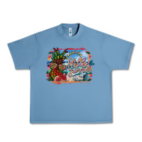 Pebble Blue hello summer Urban Heavy Tee - SublimationCraftShop