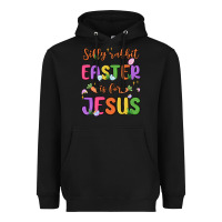 Black silly rabbit easter is for jesus Heavyweight Hoodie - MaliasSmallBusiness