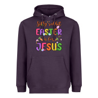 Plum silly rabbit easter is for jesus Heavyweight Hoodie - MaliasSmallBusiness