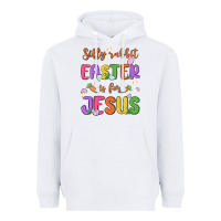 White silly rabbit easter is for jesus Heavyweight Hoodie - MaliasSmallBusiness