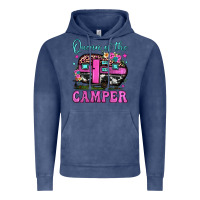 Vintage Denim queen of the camper Vintage Hoodie - JahusDesignShop
