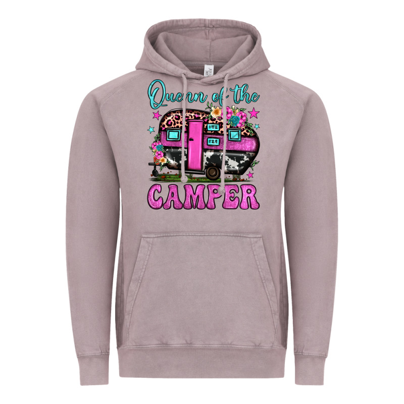 Queen Of The Camper Vintage Hoodie by JahusDesignShop | Teevron