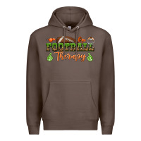 Coffee football therapy Premium Hoodie - BundleAndBundleShop