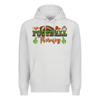 Dove Grey football therapy Premium Hoodie - BundleAndBundleShop